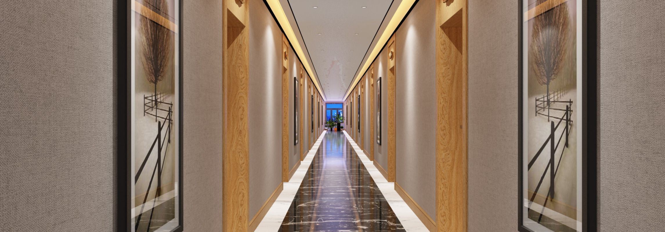 酒店客房：门禁电子门牌